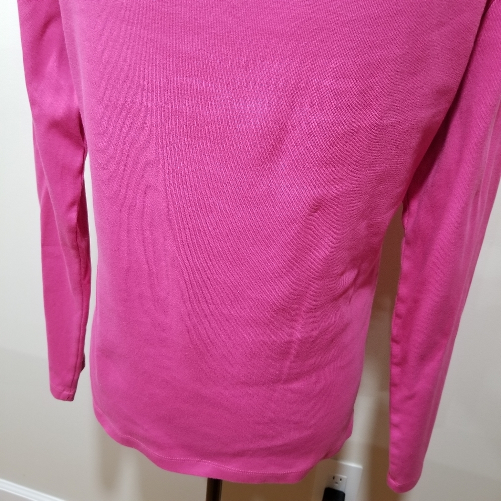 TOMMY HILFIGER V-Neck Sweater Color Pink, SIZE XL/TG. - Picture 9 of 14